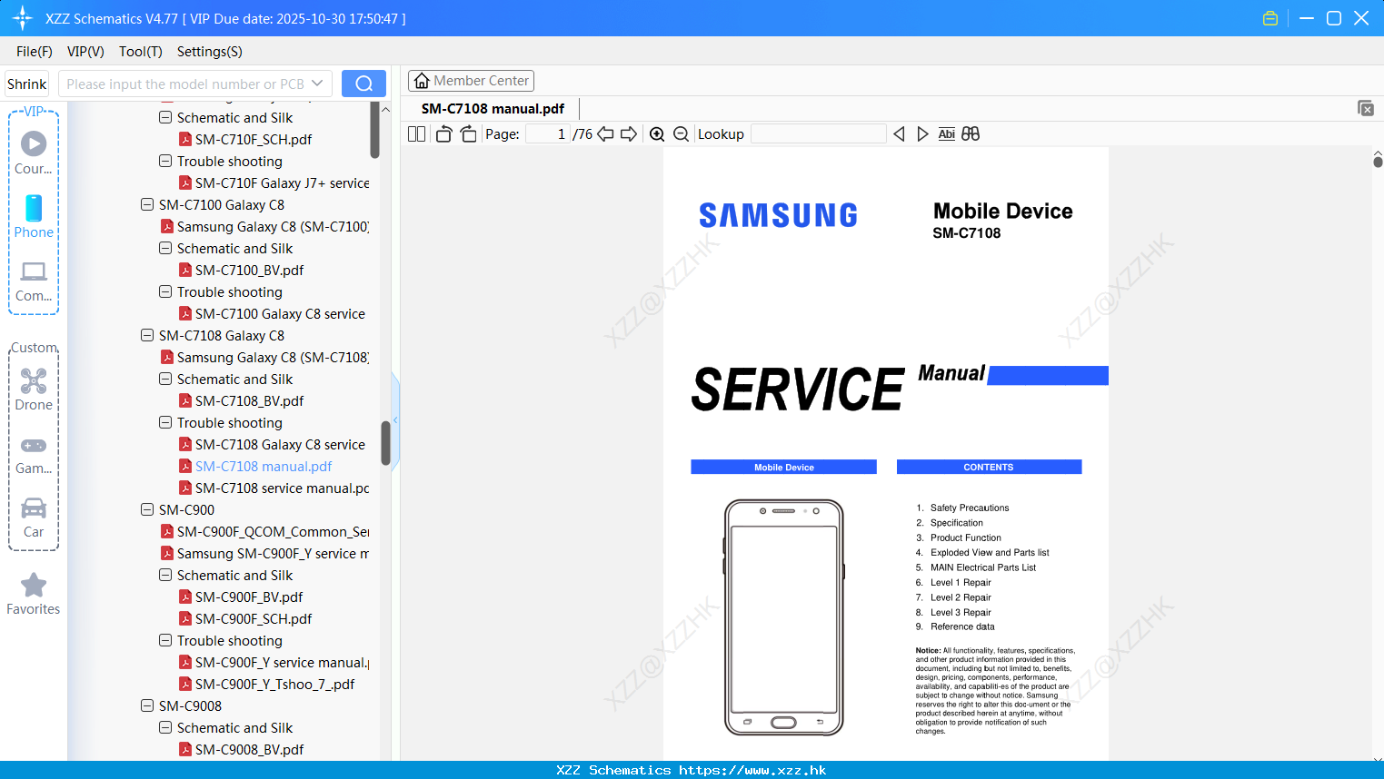 Samsung SM-C7108 Manual